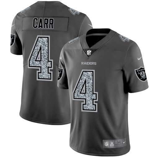 Nike Raiders 4 Derek Carr Gray Camo Vapor Untouchable Limited Jersey Nike Raiders 4 Derek Carr Gray Camo Vapor Untouchable Limited Jersey