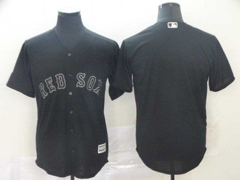 Red Sox Blank Black 2019 Players' Weekend Authentic Player Jersey