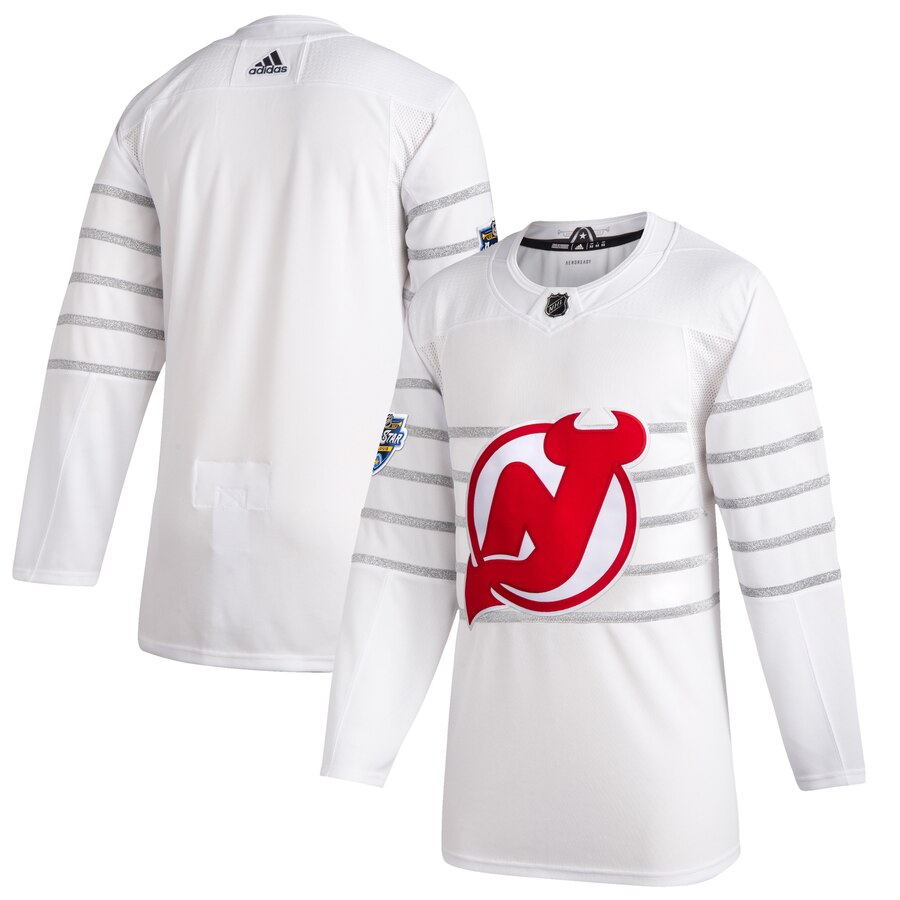 Devils Blank White 2020 NHL All-Star Game Adidas Jersey
