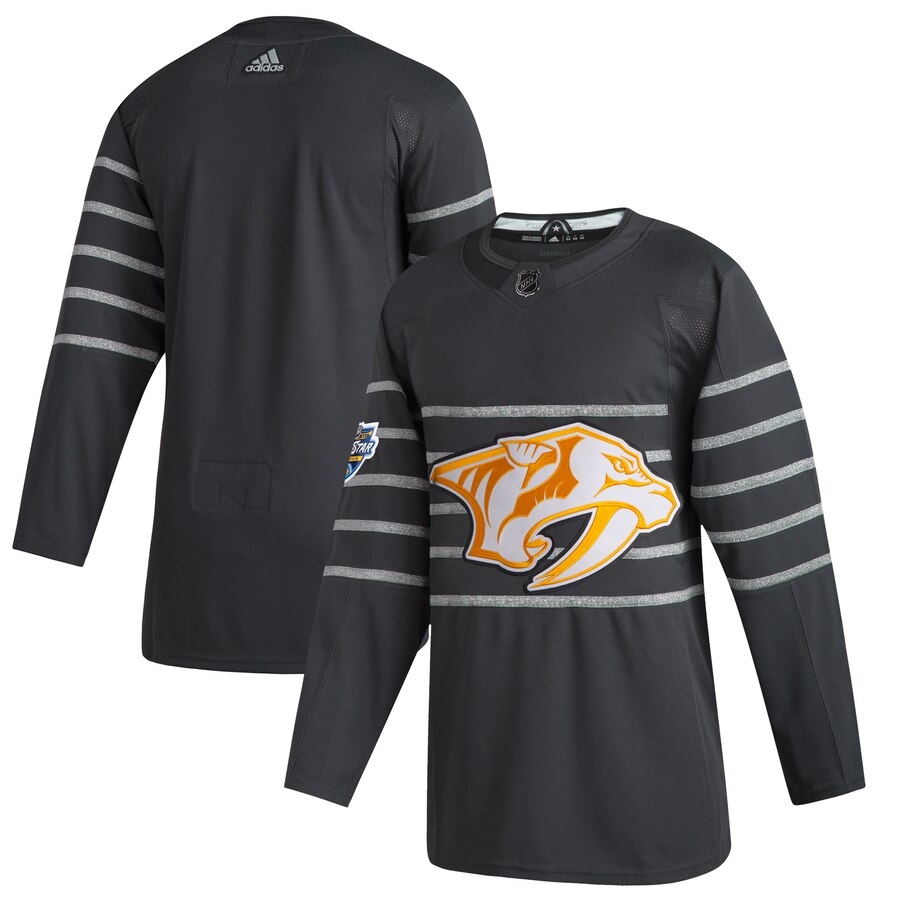 Predators Blank Gray 2020 NHL All-Star Game Adidas Jersey - Click Image to Close