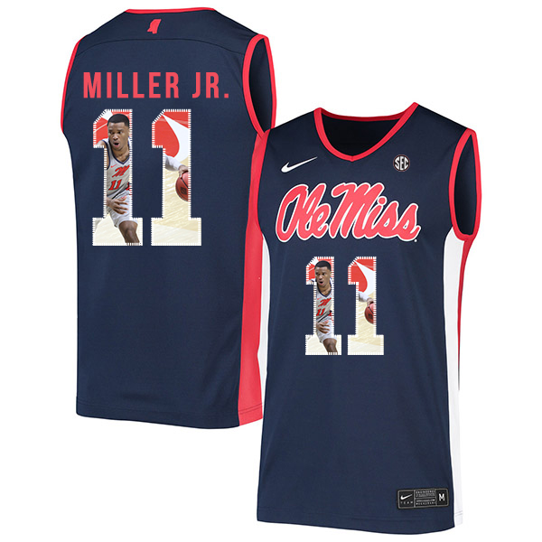 Ole Miss Rebels 11 Franco Miller Jr. Navy Fashion Nike Basketball College Jersey.jpeg