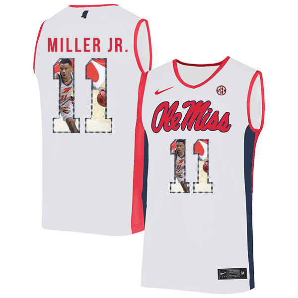 Ole Miss Rebels 11 Franco Miller Jr. White Fashion Nike Basketball College Jersey.jpeg
