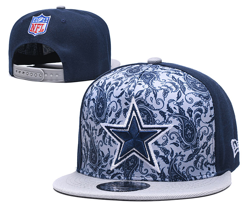 Cowboys Team Logo Navy Fashion Adjustable Hat LH