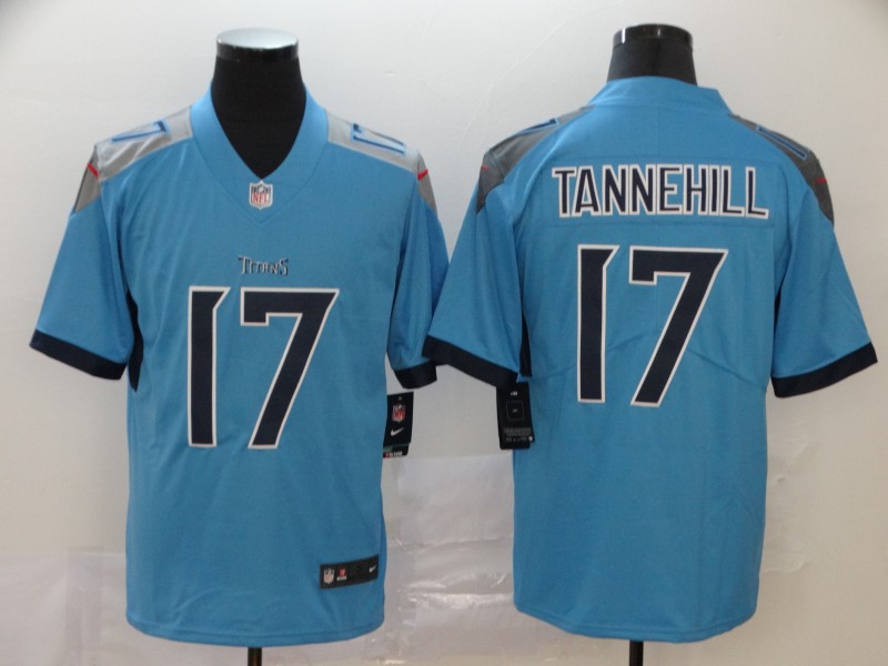 Titans 17 Ryan Tannehill Blue Vapor Untouchable Limited Jersey