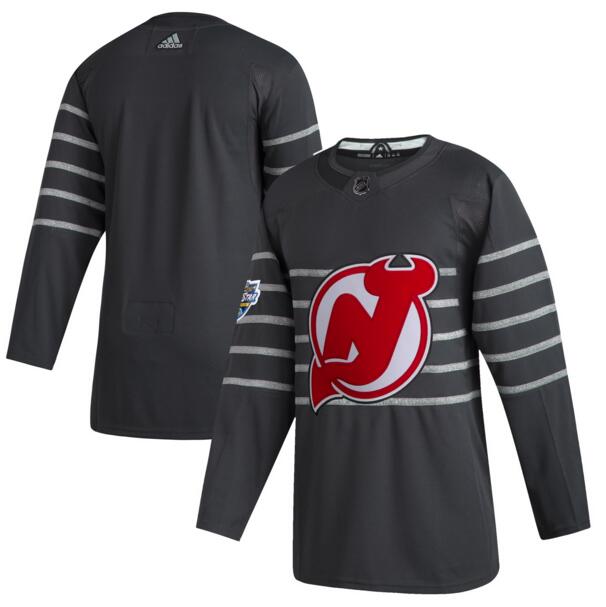 Devils Blank Gray 2020 NHL All-Star Game Adidas Jersey - Click Image to Close