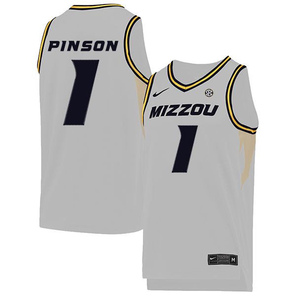 Missouri Tigers 1 Xavier Pinson White College Basketball Jersey
