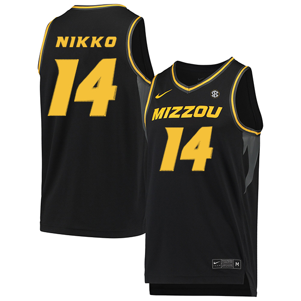Missouri Tigers 14 Reed Nikko Black College Basketball Jersey