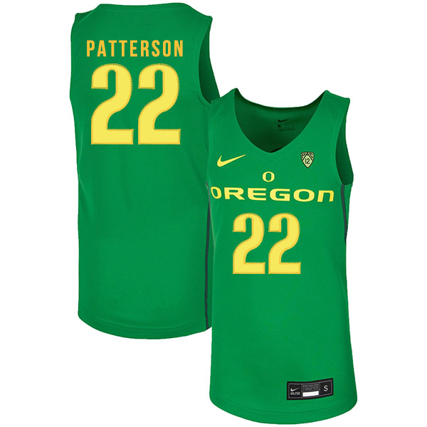 Oregon Ducks 22 Addison Patterson Green Nike College Basketball Jersey