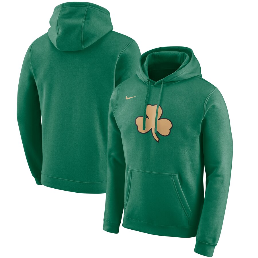 Boston Celtics Nike 2019-20 City Edition Club Pullover Hoodie Green