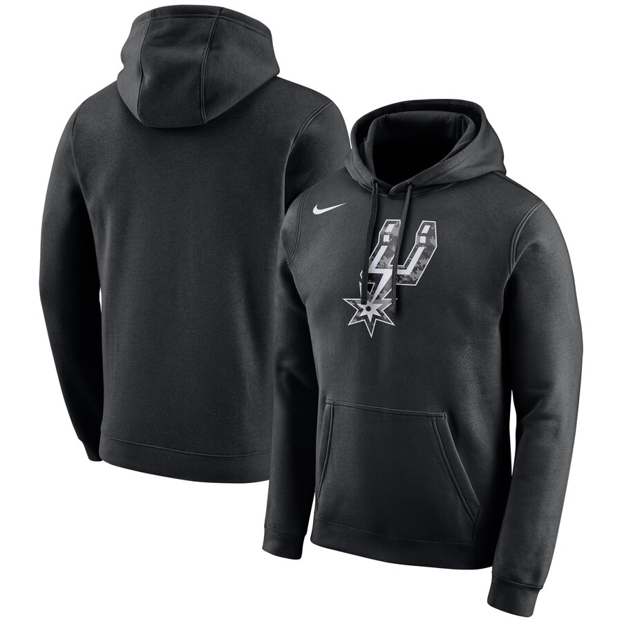 San Antonio Spurs Nike City Edition Logo Essential Pullover Hoodie Black