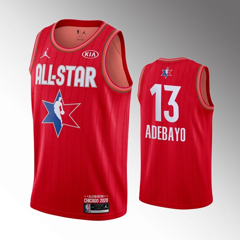 Heat 13 Bam Adebayo Red 2020 NBA All-Star Jordan Brand Swingman Jersey