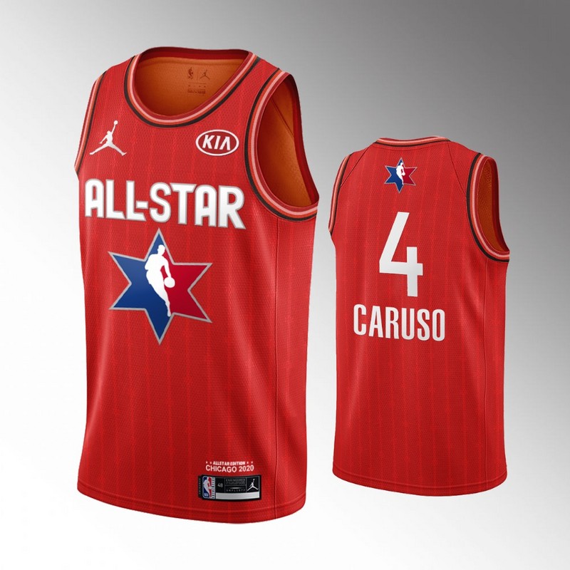 Lakers 4 Alex Caruso Red 2020 NBA All-Star Jordan Brand Swingman Jersey