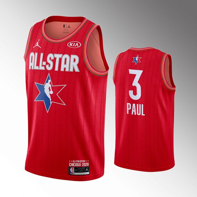 Thunder 3 Chris Paul Red 2020 NBA All-Star Jordan Brand Swingman Jersey