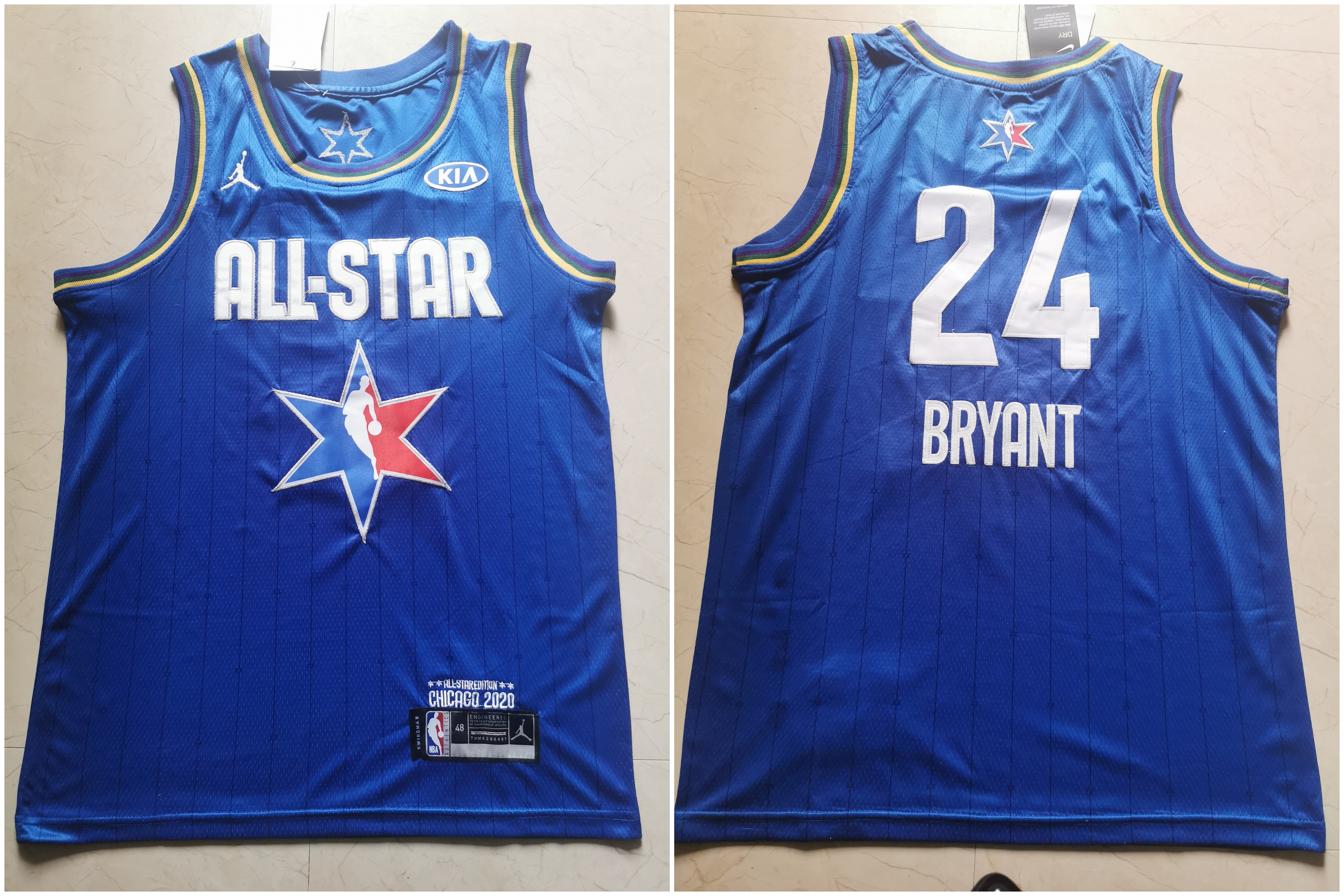 Lakers 24 Kobe Bryant Blue 2020 NBA All-Star Jordan Brand Swingman Jersey