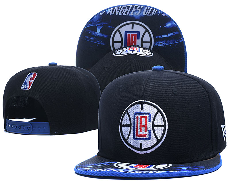 Clippers Team Logo Black Adjustable Hat LH - Click Image to Close