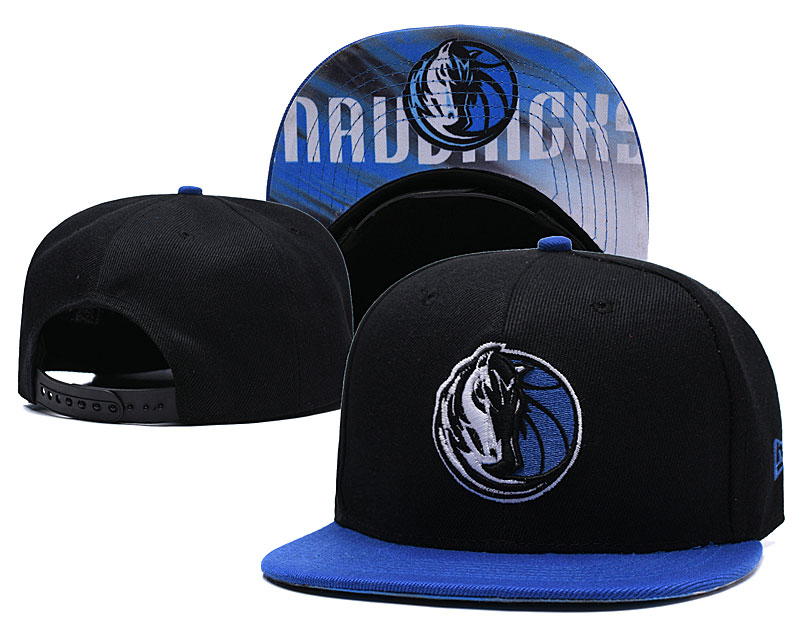 Mavericks Team Logo Black Adjustable Hat LH
