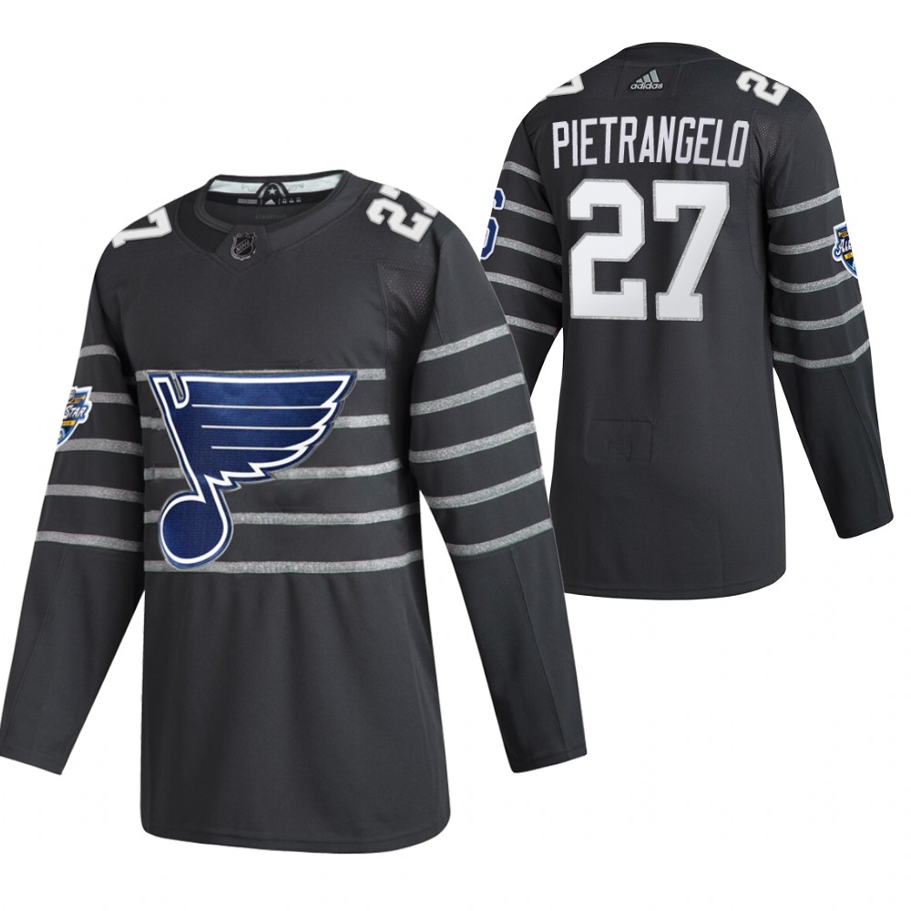 Blues 27 Alex Pietrangelo Gray 2020 NHL All-Star Game Adidas Jersey