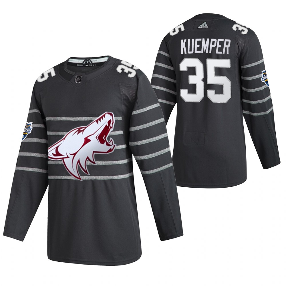 Coyotes 35 Darcy Kuemper Gray 2020 NHL All-Star Game Adidas Jersey
