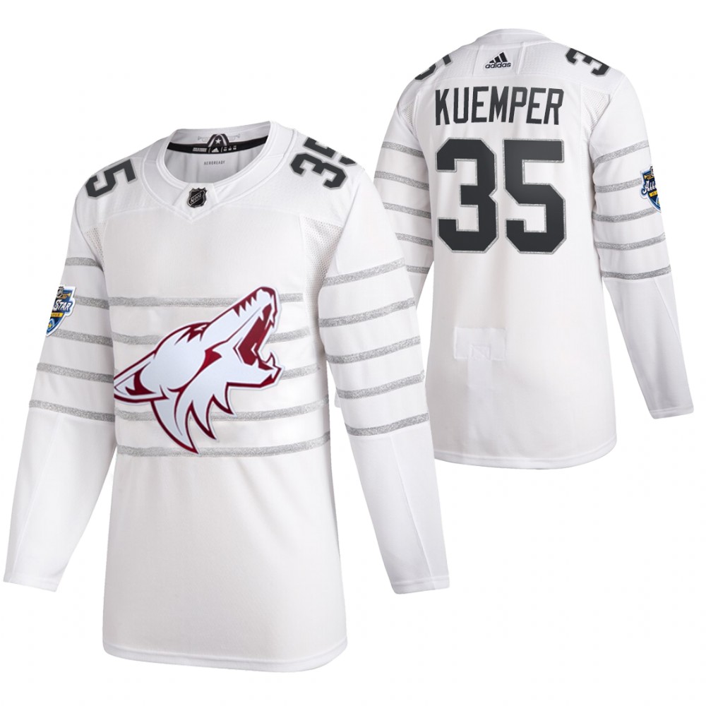 Coyotes 35 Darcy Kuemper White 2020 NHL All-Star Game Adidas Jersey