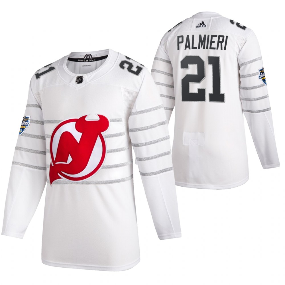 Devils 21 Kyle Palmieri White 2020 NHL All-Star Game Adidas Jersey