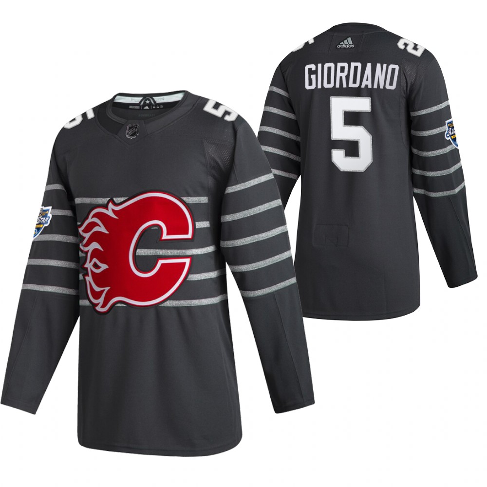 Flames 5 Mark Giordano Gray 2020 NHL All-Star Game Adidas Jersey