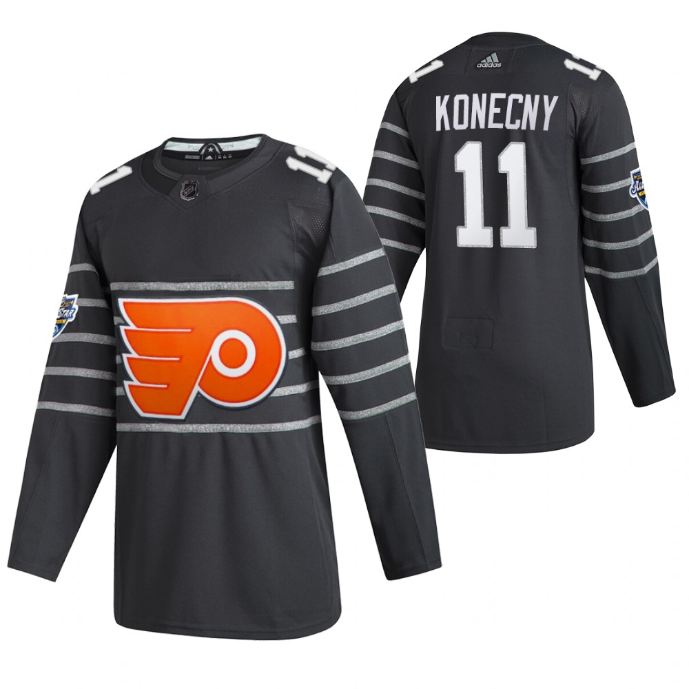 Flyers 11 Travis Konecny Gray 2020 NHL All-Star Game Adidas Jersey
