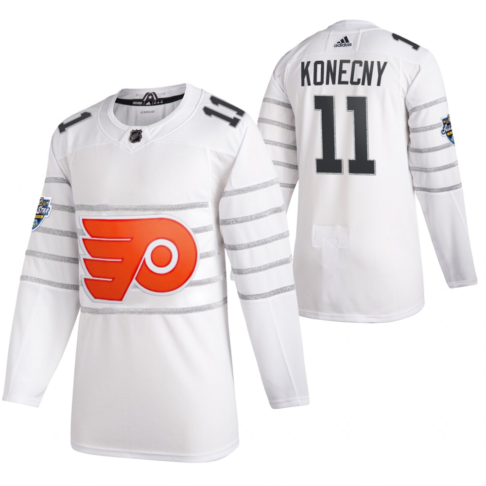 Flyers 11 Travis Konecny White 2020 NHL All-Star Game Adidas Jersey