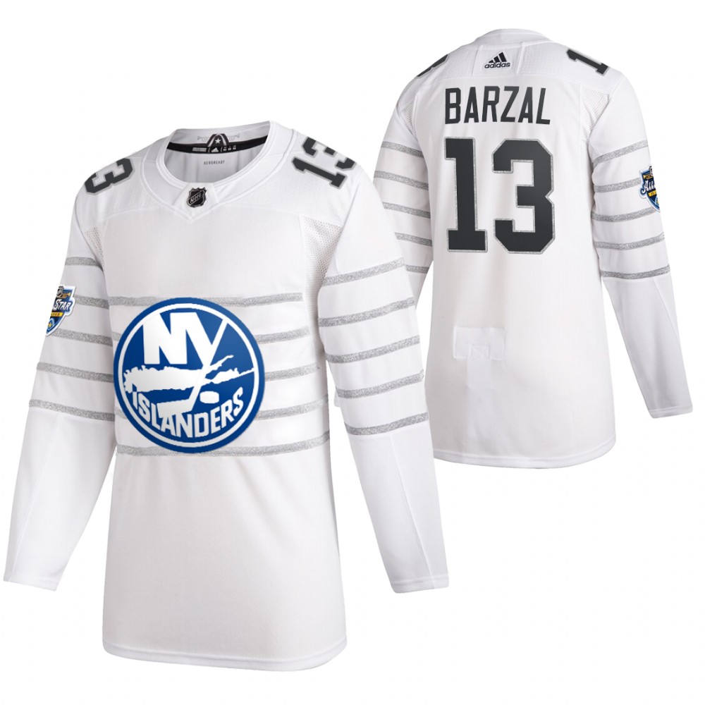 Islanders 13 Mathew Barzal White 2020 NHL All-Star Game Adidas Jersey