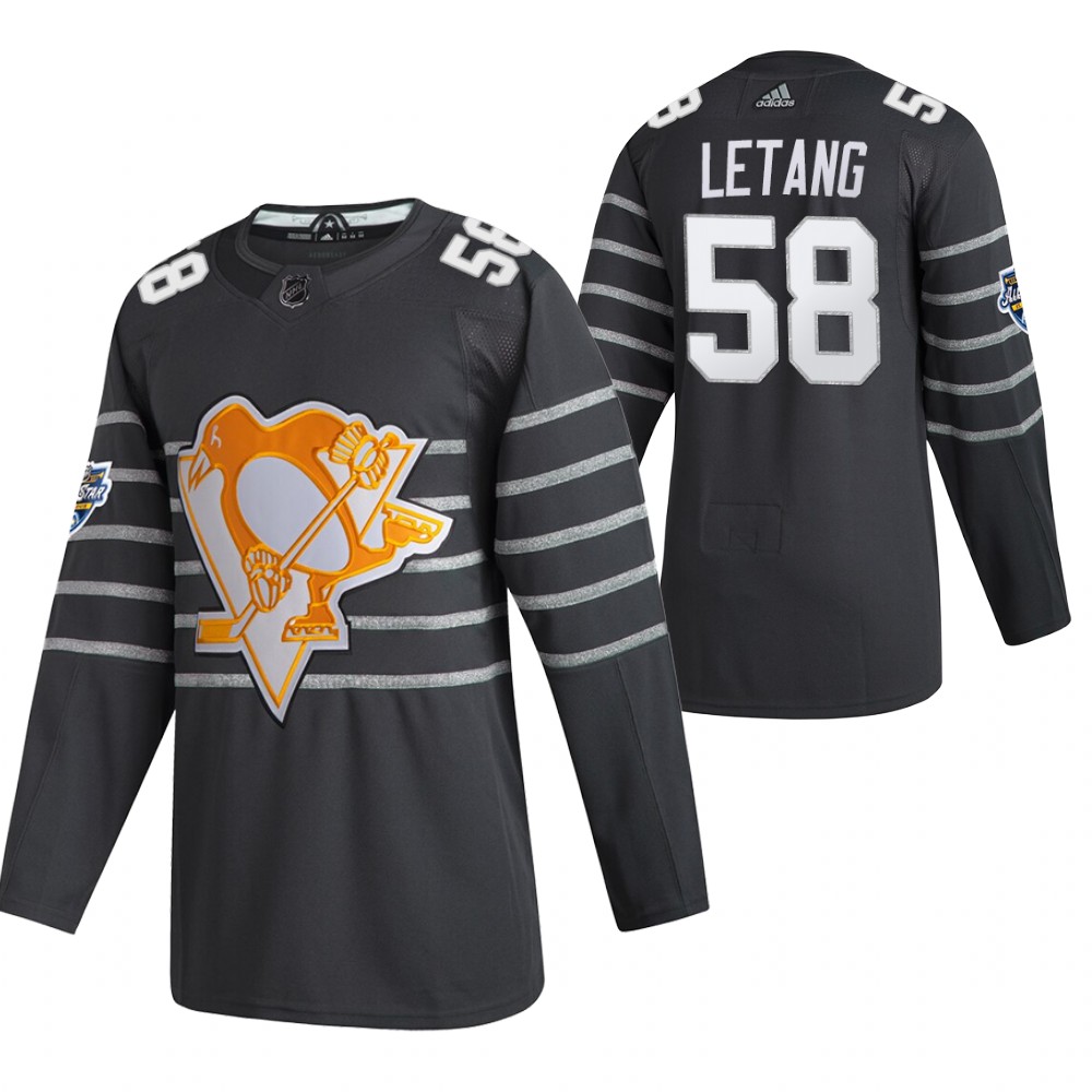 Penguins 58 Kris Letang Gray 2020 NHL All-Star Game Adidas Jersey