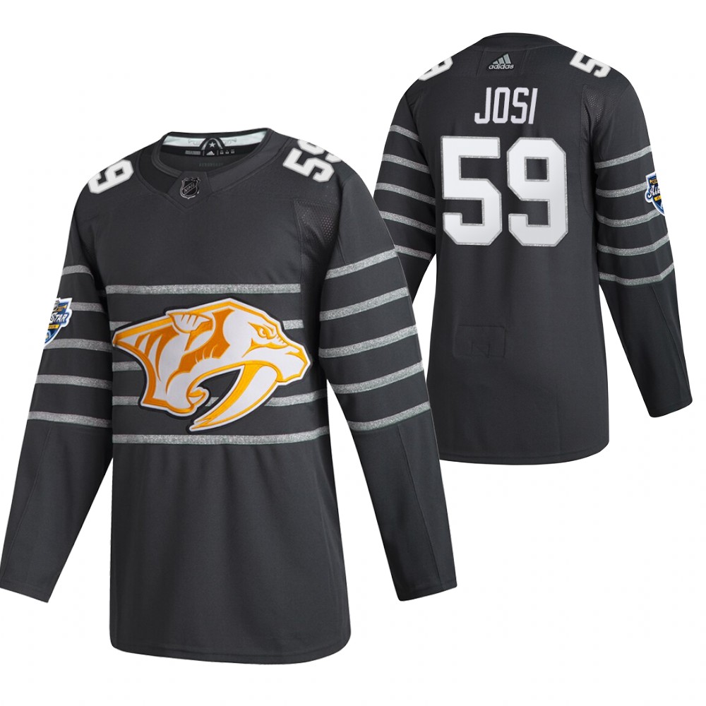 Predators 59 Roman Josi Gray 2020 NHL All-Star Game Adidas Jersey