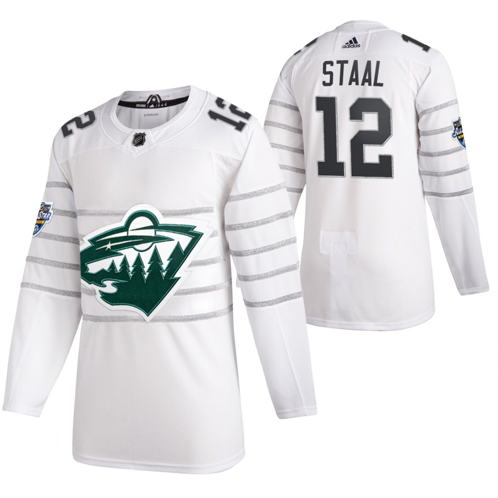 Wild 12 Eric Staal White 2020 NHL All-Star Game Adidas Jersey