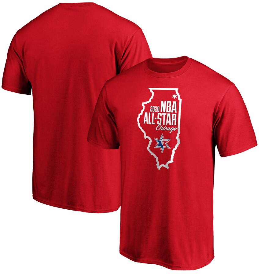 Fanatics Branded 2020 NBA All-Star Game Highlight Dunk T-Shirt Red