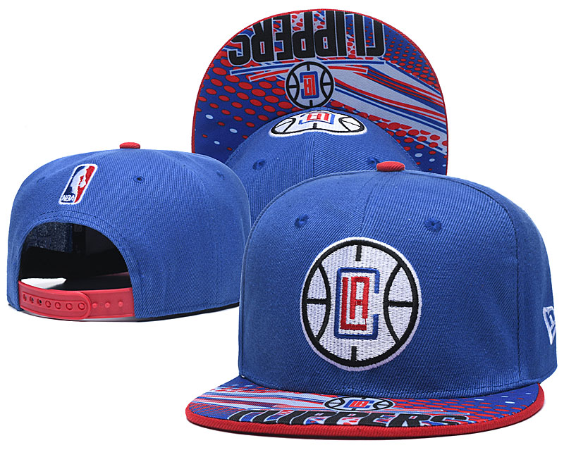 Clippers Team Logo Purple Adjustable Hat LH