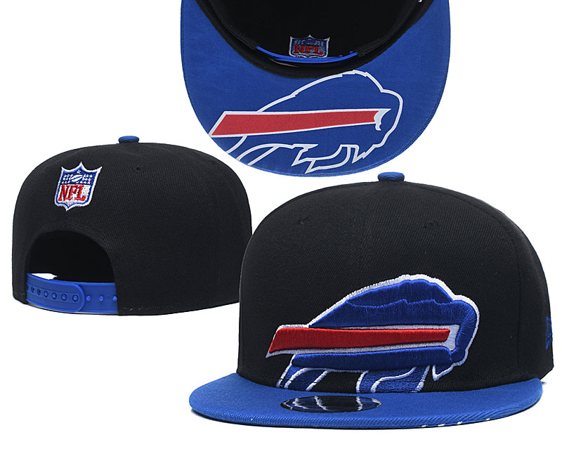 Bills Team Logo Black Royal Adjustable Hat GS