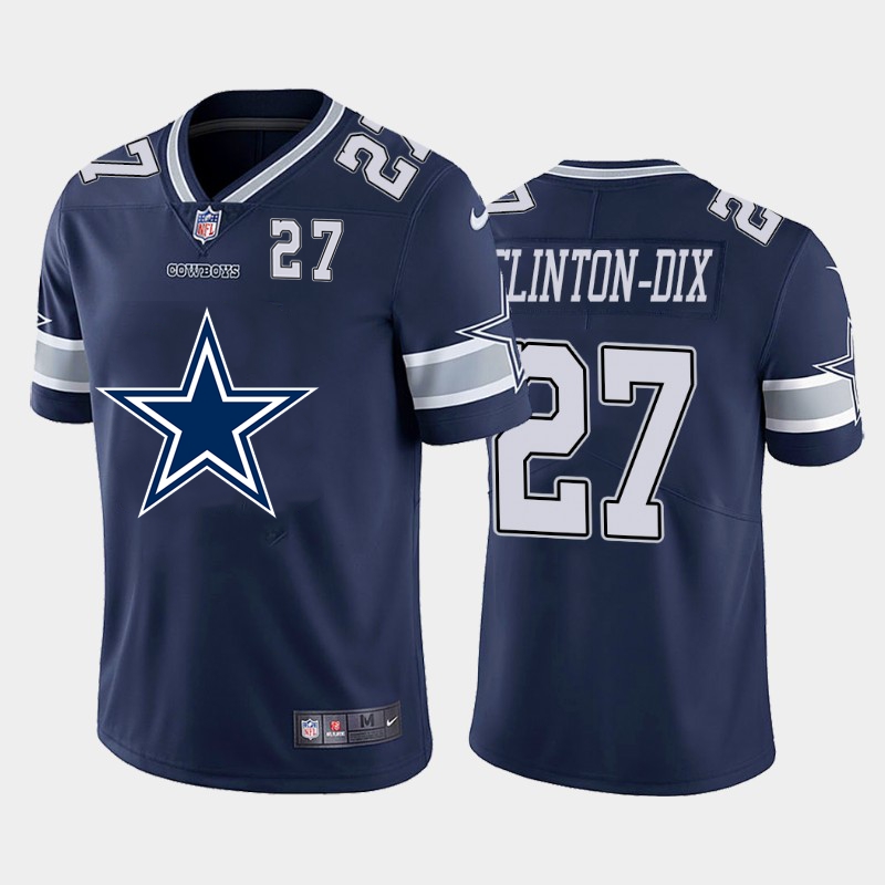 Nike Cowboys 27 Ha Ha Clinton-Dix Navy Team Big Logo Number Vapor Untouchable Limited Jersey