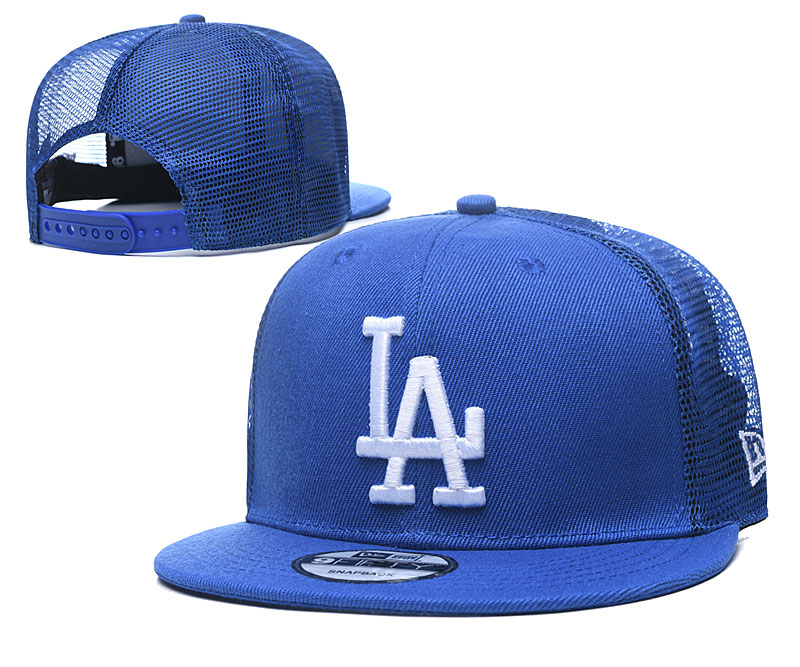 Dodgers Team Logo Royal Adjustable Hat TX