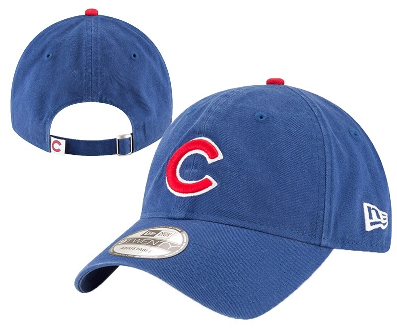 Cubs Team Logo Blue Peaked Adjustable Hat YD