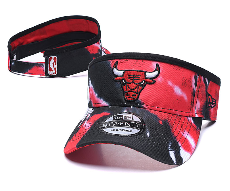 Bulls Logo Smoke Adjustable Visor Hat YD