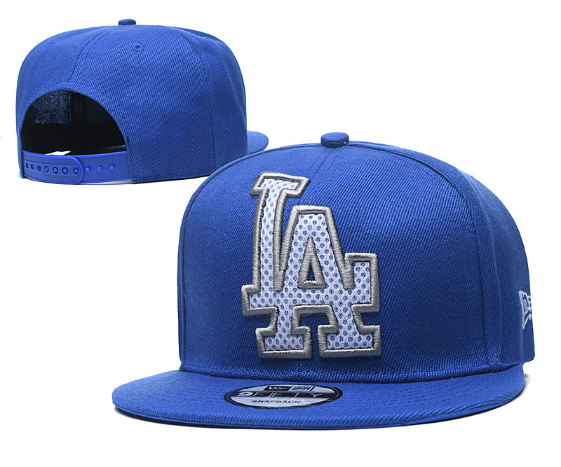 Dodgers Team Logo Royal Adjustable Hat TX