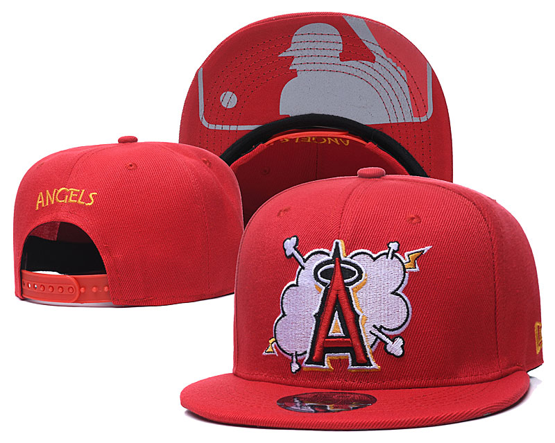 Angels Team Logo Red Adjustable Hat GS