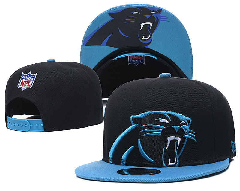 Panthers Team Logo Black Adjustable Hat GS - Click Image to Close