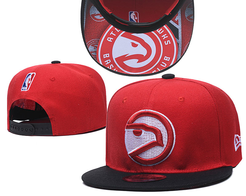 Hawks Team Logo Red Adjustable Hat TX