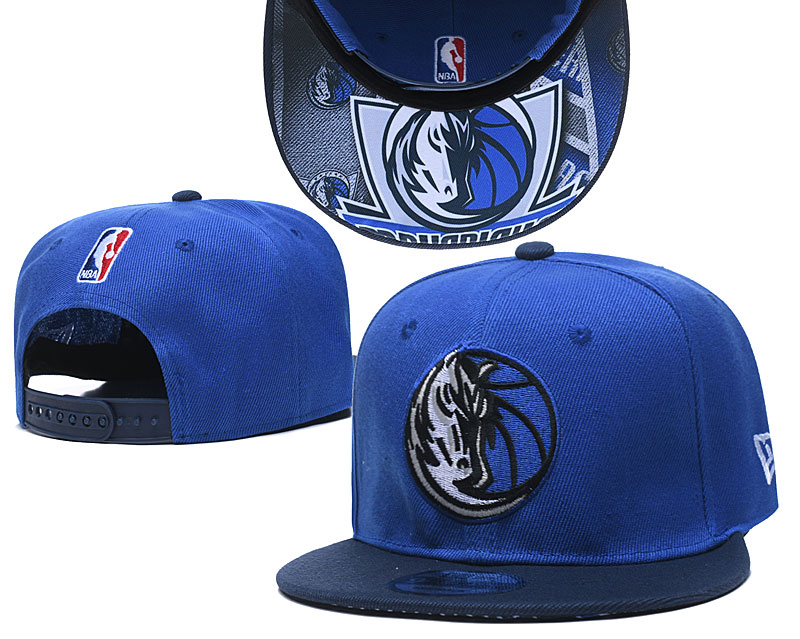 Mavericks Team Logo Blue Navy Adjustable Hat TX