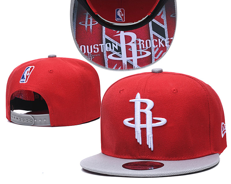 Rockets Team Logo Red Adjustable Hat TX