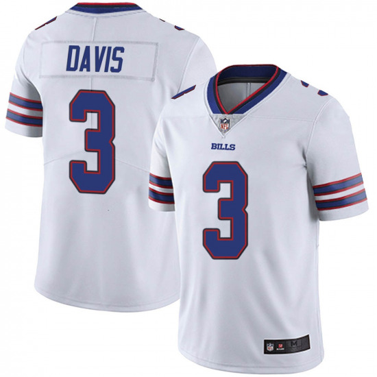 Nike Bills 3 Gabriel Davis White 2020 NFL Draft Vapor Untouchable Limited Jersey
