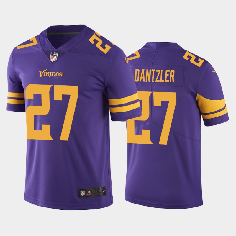 Nike Vikings 27 Cameron Dantzler Purple 2020 NFL Draft Color Rush Limited Jersey