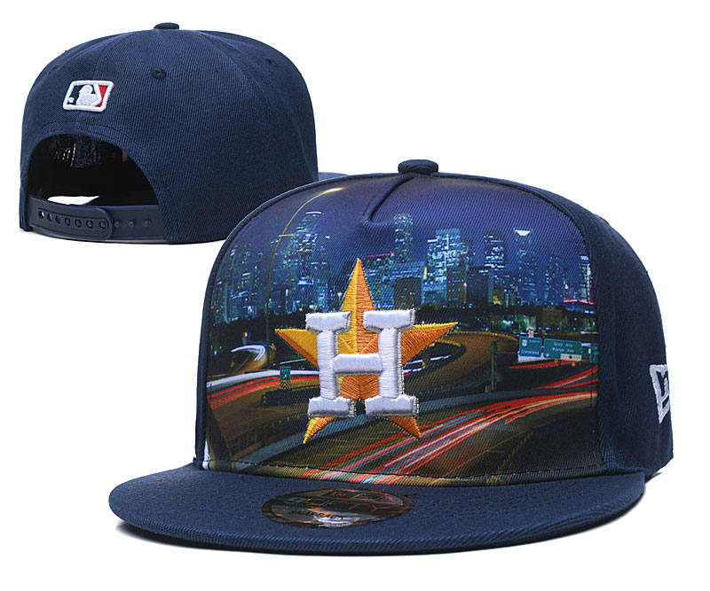 Astros Team City Logo Navy Adjustable Hat YD