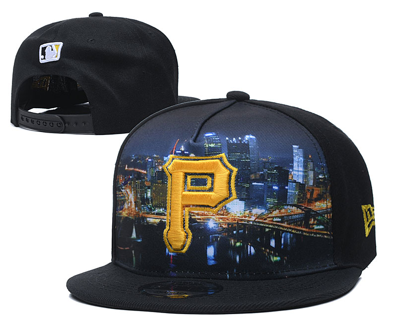 Pirates Team City Logo Black Adjustable Hat YD