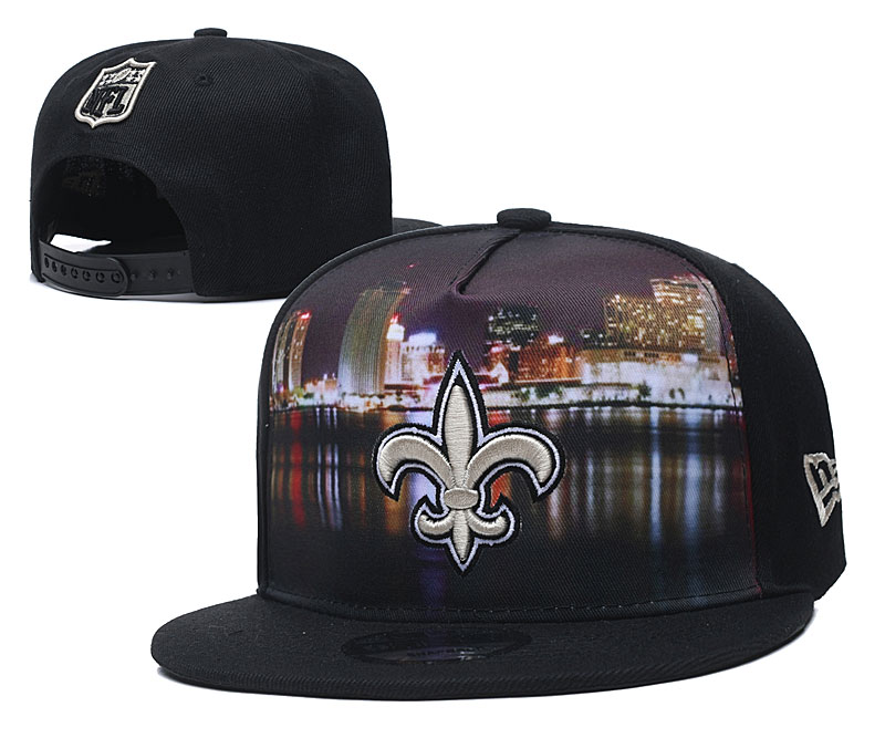 Saints Team City Logo Black Adjustable Hat YD