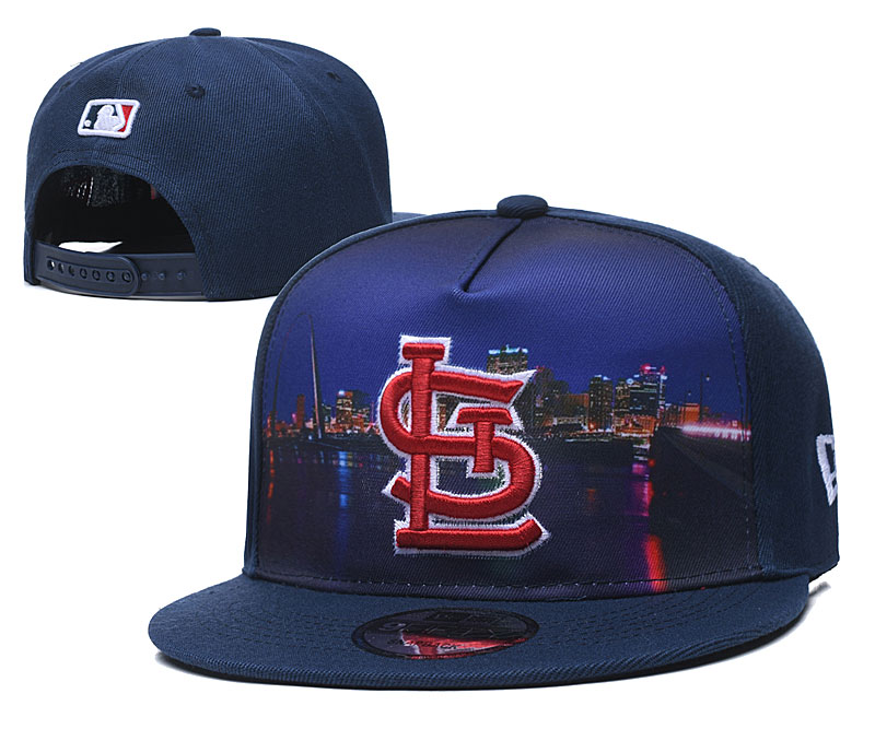 St. Louis Cardinals Team City Logo Navy Adjustable Hat YD